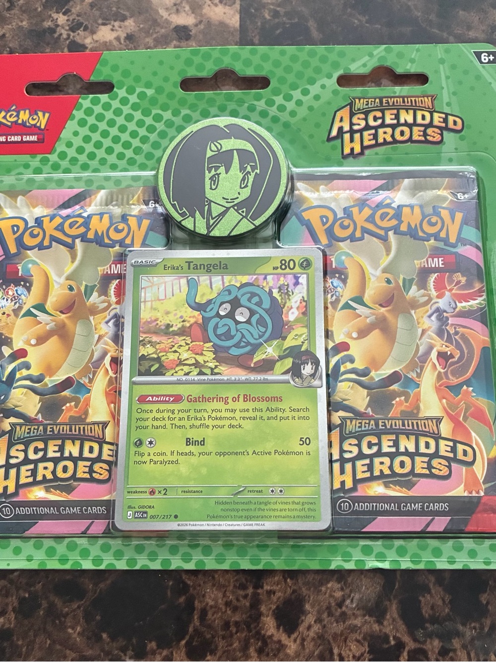 Pokémon Ascended Heroes Tangela Trainer Bundle - Green